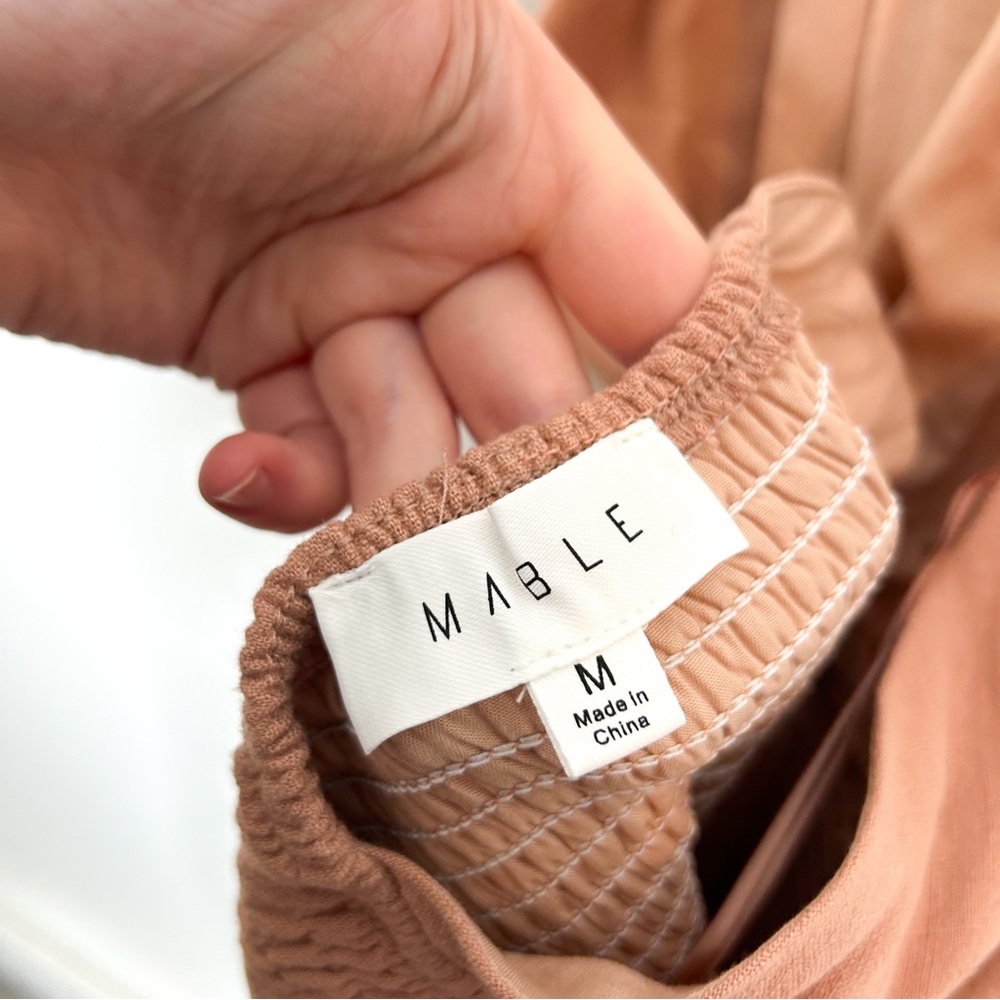 Mable Halter Mini Dress Ruffle Hem‎ Medium M - Picture 7 of 8